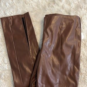 Pu leather pants